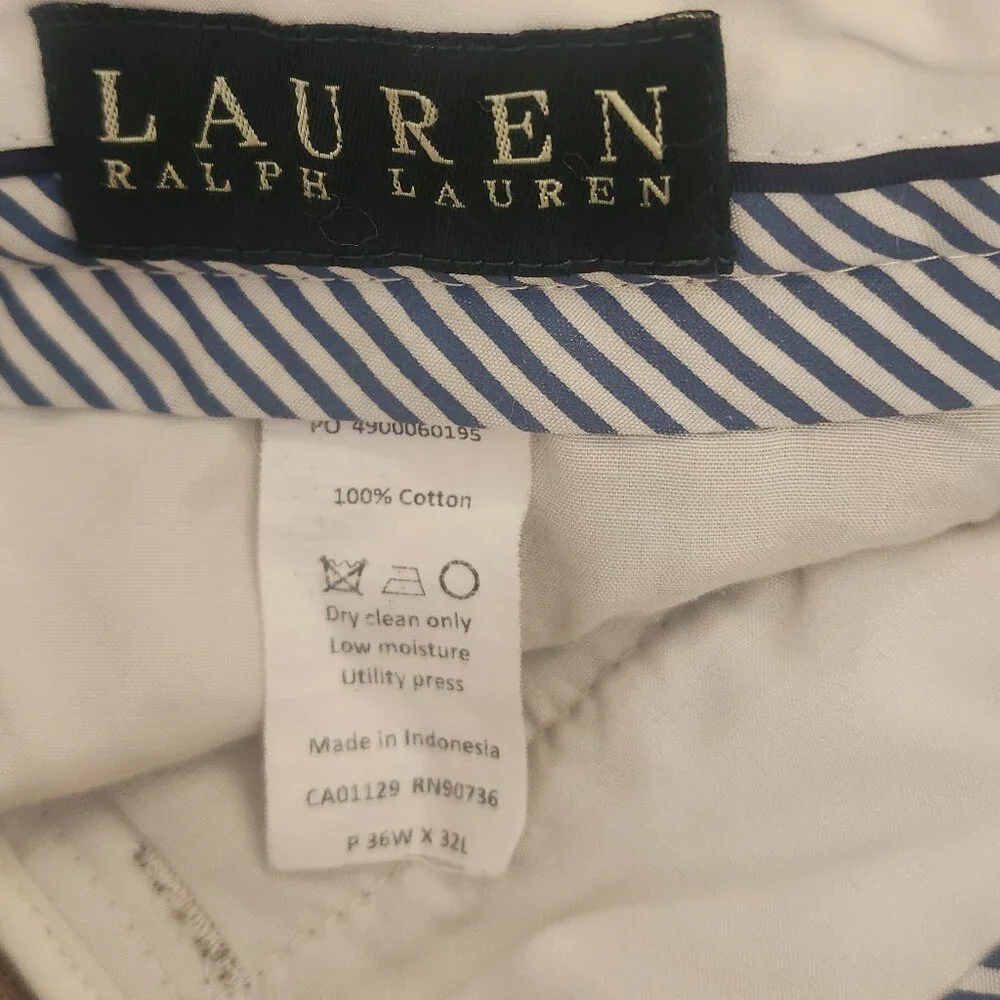 Mens Ralph Lauren corduroy pants 36w x 32l - Picture 3 of 4